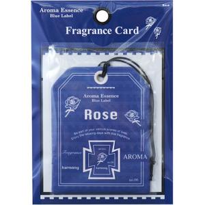 グローバルプロダクトプランニング アロマエッセンス ブルーラベル フレグランスカード ローズ