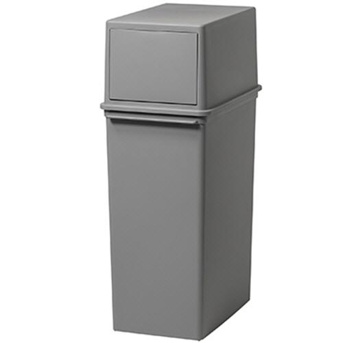 ライクイット　フロントオープントラッシュビン　スリム　２５Ｌ　グレー　ＬＢＤ−０８−ＧＹ　１台