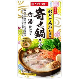 ダイショー 鮮魚亭 寄せ鍋スープ 白湯仕立て 750g