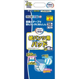 カミ商事　エルモア　いちばん　紙パンツ用パッド　夜用　１パック（２８枚）