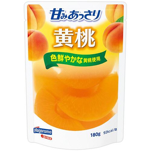 はごろもフーズ　甘みあっさり　黄桃（パウチ）　１８０ｇ　１パック