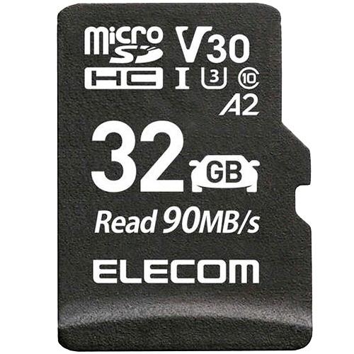 エレコム　ドライブレコーダー用　ｍｉｃｒｏＳＤＨＣメモリーカード　３２ＧＢ　ＭＦ−ＤＲＭＲ０３２ＧＵ...