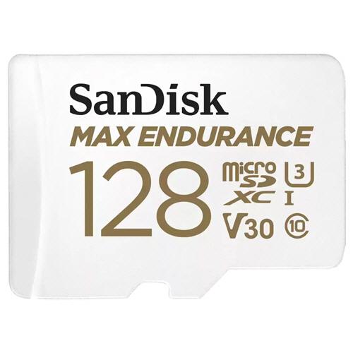 サンディスク　マックス　エンデュランス　高耐久ｍｉｃｒｏＳＤカード　１２８ＧＢ　ＳＤＳＱＱＶＲ−１２...