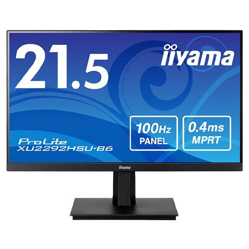 ｉｉｙａｍａ　ＰｒｏＬｉｔｅ　２１．５型液晶ディスプレイ　ブラック　ＸＵ２２９２ＨＳＵ−Ｂ６　１台