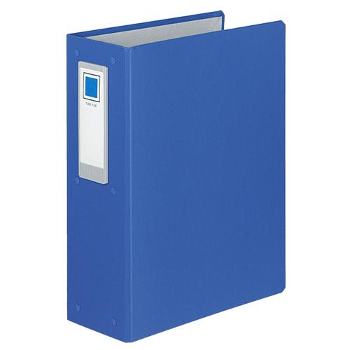 チューブファイル（ロングボディ）　片開き　Ａ４タテ　４穴　８００枚収容　８０ｍｍとじ　背幅１０８ｍｍ...