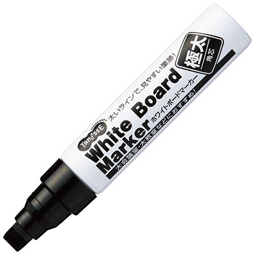 TANOSEE　ホワイトボードマーカー　極太角芯　黒