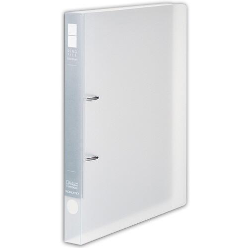 リングファイル（スリムスタイル）　クリアカラー　Ａ４タテ　２穴　２２０枚収容　リング内径２６ｍｍ　背...