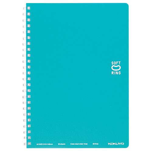 ソフトリングノート（ドット入り罫線）　Ａ５　Ｂ罫　５０枚　ライトブルー　ス−ＳＶ３３１ＢＴ−ＬＢ　１...