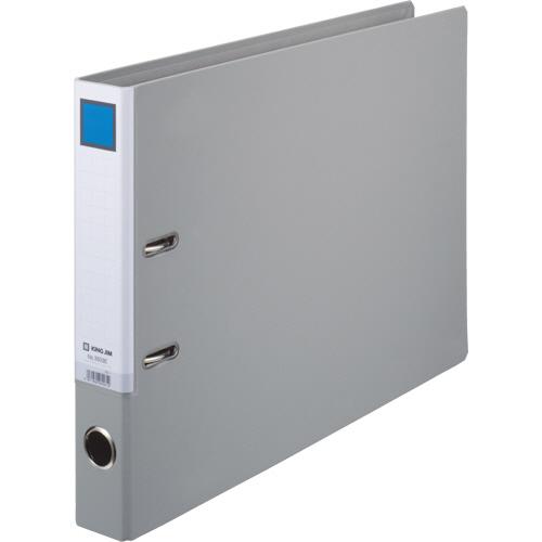 レバー式アーチファイル　Ａ３ヨコ　２穴　３００枚収容　３０ｍｍとじ　背幅５０ｍｍ　グレー　３５０３Ｅ...