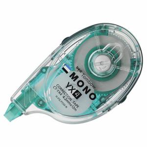 トンボ鉛筆 修正テープ モノYX4 本体 4.2mm幅×12m 緑 CT−YX4 1個