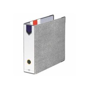 ライオン事務器 AZファイル A4タテ 2穴 470枚収容 背幅89mm グレー No.10 1冊
