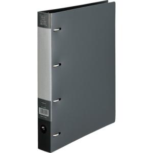 TANOSEE　名刺ホルダー　差替式　Ａ４タテ　４穴　３６０名用　ヨコ入れ　ブラック　１冊