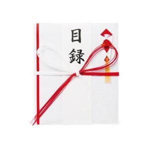 今村紙工　紅白７本　花結　目録　短冊付　ＴＮＯ−ＭＯ　１枚