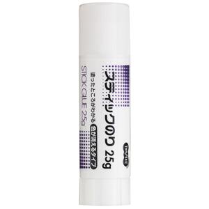 TANOSEE　スティックのり　色が消えるタイプ　２５ｇ　１本