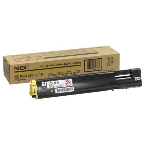 ＮＥＣ　トナーカートリッジ　６.５Ｋ　イエロー　ＰＲ−Ｌ２９００Ｃ−１６　１個