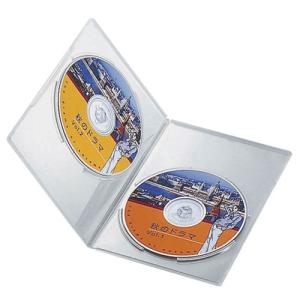 スリムDVDトールケース 2枚収納 クリア C...の詳細画像1
