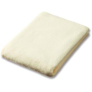オカザキ　シャーリングバスタオル　ホワイト　１枚