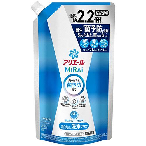 Ｐ＆Ｇ　アリエール　ミライ　洗浄プラス　つめかえ用　超特大サイズ　６４０ｇ　１パック
