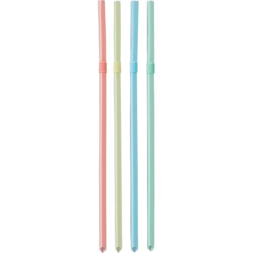 アートナップ　ミニ　曲がるストロー　４色アソート　ＡＬ−１４０　１パック（８０本）