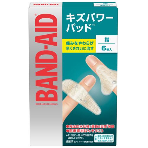 ＪＮＴＬコンシューマーヘルス　バンドエイド　キズパワーパッド　指用（指巻用４枚＋指関節用２枚）　１箱