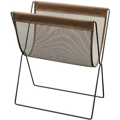 サキ　サイドワゴン　メッシュ×合皮　Ｌ　ブラウン　Ｒ−３４５・Ｂ−ＢＲ　１個（お取寄せ品)