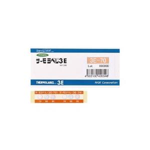 日油技研工業　サーモラベル３Ｅ　３点表示　７０／８０／９０度　３Ｅ−７０　１箱（２０枚）（直送）