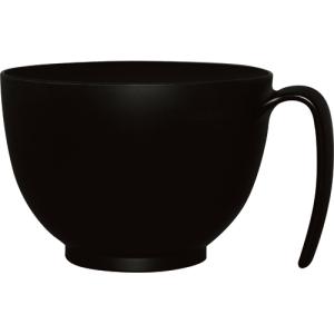 台和 取っ手付きどんぶり 黒 HS−N37 1個