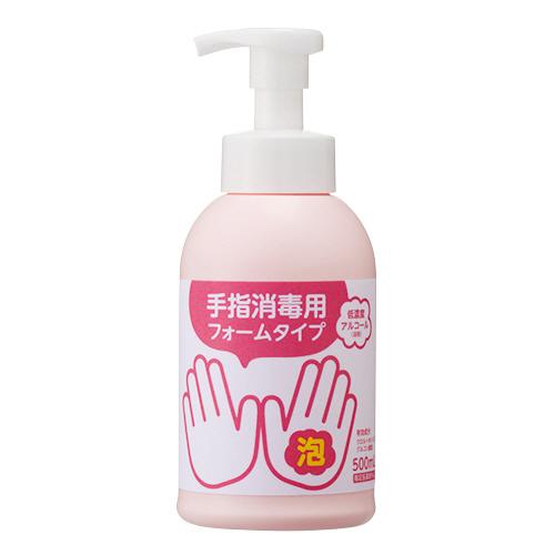 TANOSEE　手指消毒用　フォームタイプ　本体　５００ｍｌ　１本