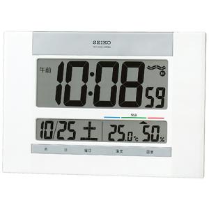 セイコー　快適度表示付　デジタル電波時計　ＳＱ４２９Ｗ　１台｜tanomail
