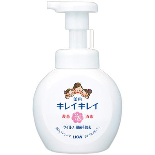 ライオン　キレイキレイ　薬用　泡ハンドソープ　シトラスフルーティの香り　本体　２５０ｍｌ　１個