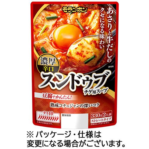 モランボン　スンドゥブチゲ用スープ　濃厚辛口　３３０ｇ（２人前）　１パック