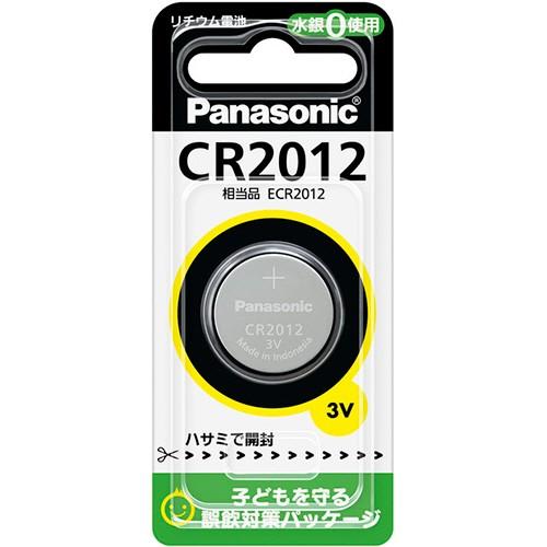 パナソニック　コイン形リチウム電池　３Ｖ　ＣＲ２０１２　１個