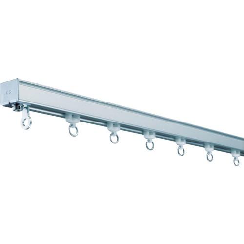 岡田装飾金物　Ｄ３０カーブレール８００×８００×３００Ｒアルミ　１２Ｌ０１−ＡＳ　１本（直送）