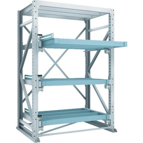 ＴＲＵＳＣＯ　スライダーラック　スライド３段　スチール板無し　連結　ＮＳＨＳ−２１−３Ｒ　１台（直送...