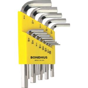 ボンダス　六角ショートＬ−レンチ１３点セット　ＨＬＸ１３ＳＢ　１セット