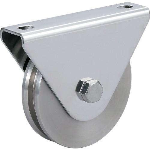 スガツネ工業　ＳＵＳ製重量用戸車枠付Ｖ型　２０００２４７４０　ＪＳ３００−１１０Ｖ　１個（直送）