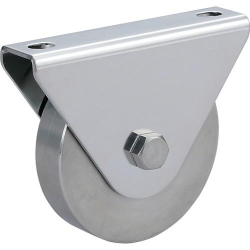 スガツネ工業　ＳＵＳ製重量用戸車枠付平型　２０００２４７７０　ＪＳ３７５−２００Ｆ　１個（直送）