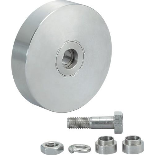 スガツネ工業　ＳＵＳ製重量用戸車枠無平型　２０００２４７７６　ＪＳ３８５−１５０Ｆ　１個（直送）