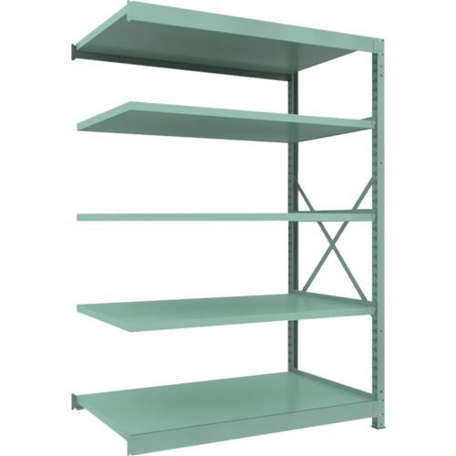 ＴＲＵＳＣＯ　Ｒ３型中量棚　１５００×９００×Ｈ２１００　５段　連結　Ｒ３−７５９５Ｂ　１台（直送）