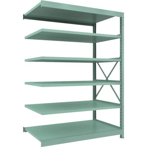 ＴＲＵＳＣＯ　Ｒ３型中量棚　１５００×９００×Ｈ２１００　６段　連結　Ｒ３−７５９６Ｂ　１台（直送）