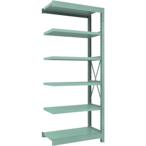ＴＲＵＳＣＯ　Ｒ３型中量棚　９００×４５０×Ｈ２１００　６段　連結　Ｒ３−７３５６Ｂ　１台（直送）