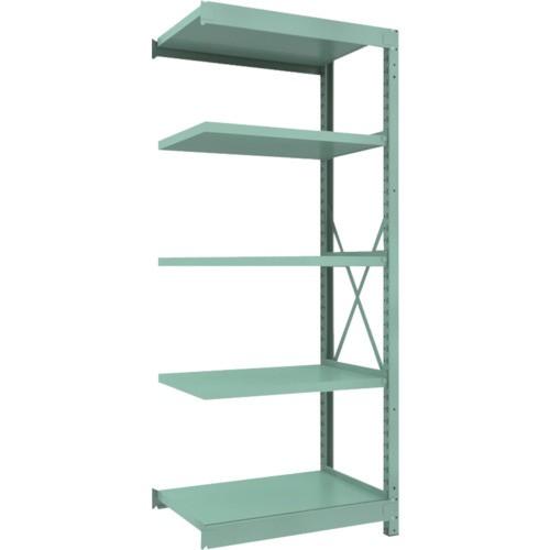 ＴＲＵＳＣＯ　Ｒ３型中量棚　９００×６００×Ｈ２１００　５段　連結　Ｒ３−７３６５Ｂ　１台（直送）