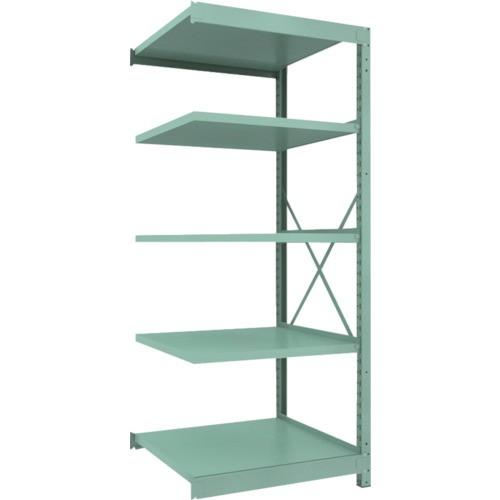 ＴＲＵＳＣＯ　Ｒ３型中量棚　９００×９００×Ｈ２１００　５段　連結　Ｒ３−７３９５Ｂ　１台（直送）