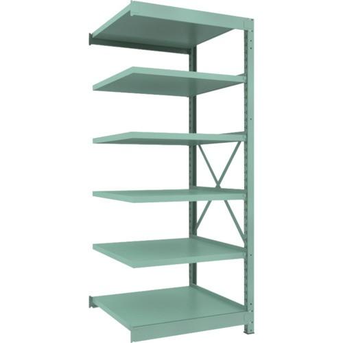 ＴＲＵＳＣＯ　Ｒ３型中量棚　９００×９００×Ｈ２１００　６段　連結　Ｒ３−７３９６Ｂ　１台（直送）