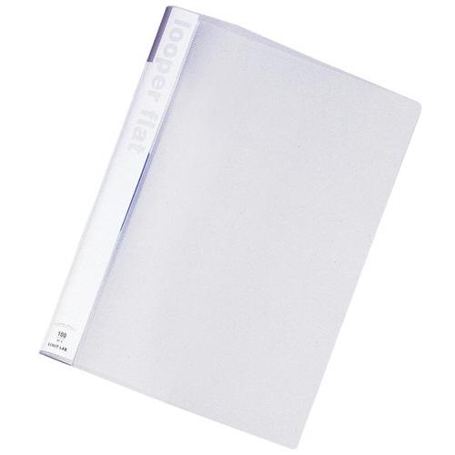 ルーパーフラット　Ａ４タテ　２穴　１００枚収容　乳白　Ｆ−５２−１　１冊