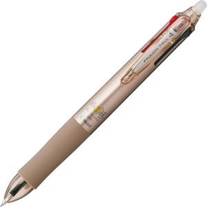 多色ゲルインキボールペン　フリクションボール４　０．５ｍｍ　（軸色：シャンパンゴールド）　ＬＫＦＢ−８０ＥＦ−ＣＧＤ　１本