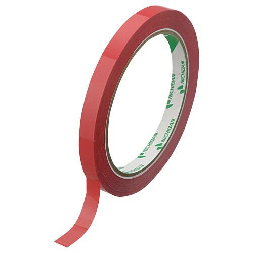 バッグシーリングテープ　Ｎｏ．５４０　９ｍｍ×５０ｍ　赤　５４０Ｒ　１巻