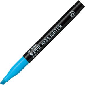 モナミ　蛍光ペン　ＳＵＰＥＲ　ＨＩＧＨＬＩＧＨＴＥＲ　水色　１８４０５　１本｜tanomail