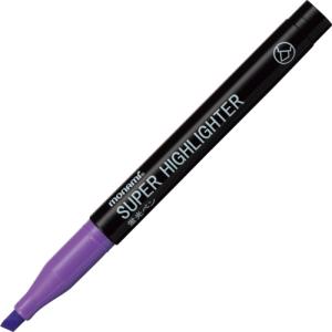 モナミ　蛍光ペン　ＳＵＰＥＲ　ＨＩＧＨＬＩＧＨＴＥＲ　紫　１８４０６　１本｜tanomail