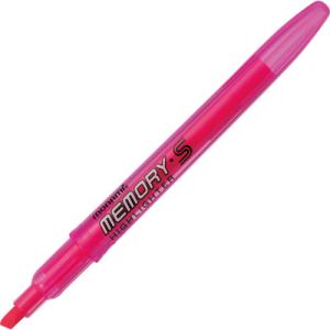 モナミ　蛍光ペン　ＭＥＭＯＲＹ・Ｓ　ＨＩＧＨＬＩＧＨＴＥＲ　桃　１８４０８　１本